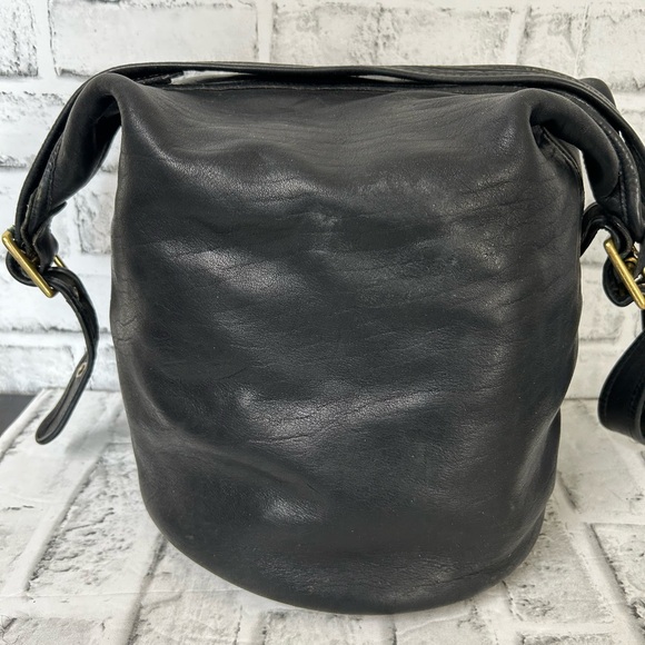 Vintage Coach Legacy Hobo 1991 Black Leather Crossbody large - Picture 10 of 16